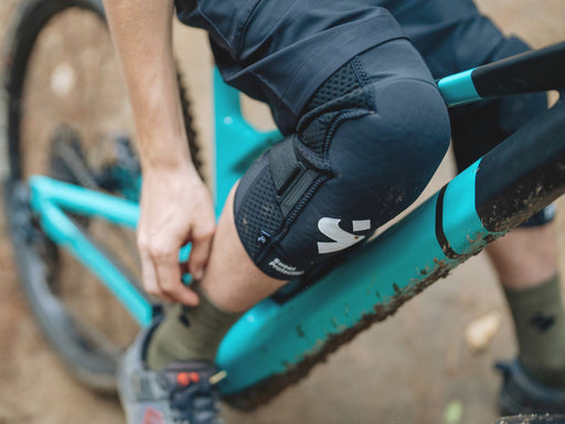 Mtb knee pad guards by sweet protection